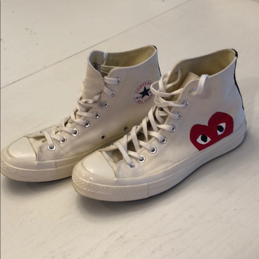 High Top Converse Comme des Garçons - size 8.5